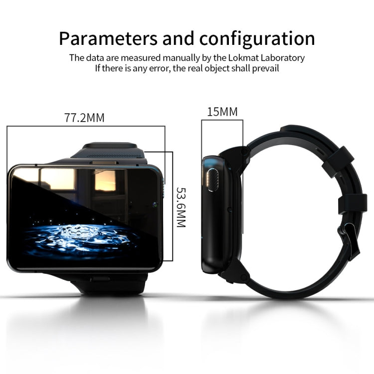 LOKMAT APPLLP Max 4G Call Smart Watch, 2.88 inch MTK6761 Quad Core, 4GB+64GB, Android  9.0, GPS, Heart Rate (Silver) - free shipping - PMC TechLife - Order now!