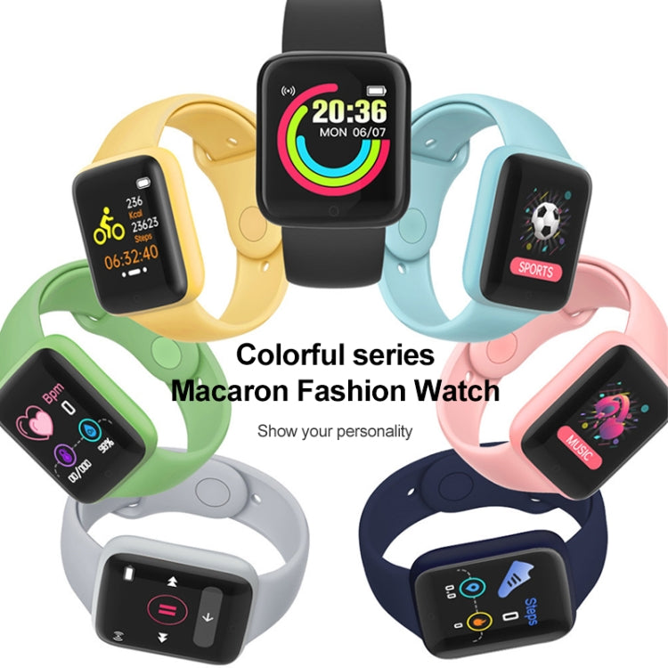 Y68M 1.44 inch Smart Watch, Support Heart Rate Blood Pressure Blood Oxygen Monitoring(Blue) - Smart Wristbands by PMC TechLife | Online Shopping South Africa | PMC TechLife | Buy Now Pay Later Mobicred