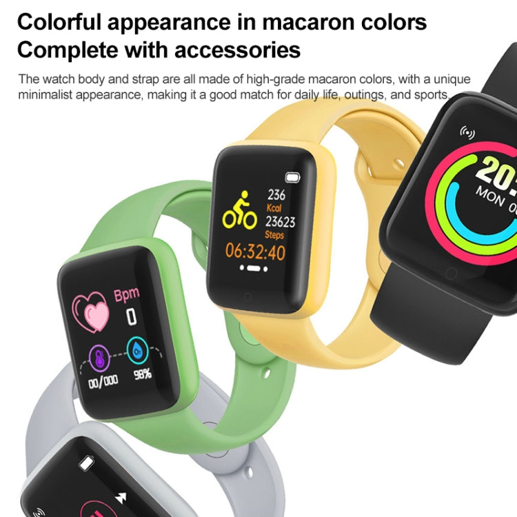 Y68M 1.44 inch Smart Watch, Support Heart Rate Blood Pressure Blood Oxygen Monitoring(Blue) - Smart Wristbands by PMC TechLife | Online Shopping South Africa | PMC TechLife | Buy Now Pay Later Mobicred