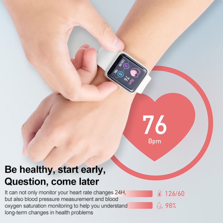 Y68M 1.44 inch Smart Watch, Support Heart Rate Blood Pressure Blood Oxygen Monitoring(Green) - Smart Wristbands by PMC TechLife | Online Shopping South Africa | PMC TechLife | Buy Now Pay Later Mobicred