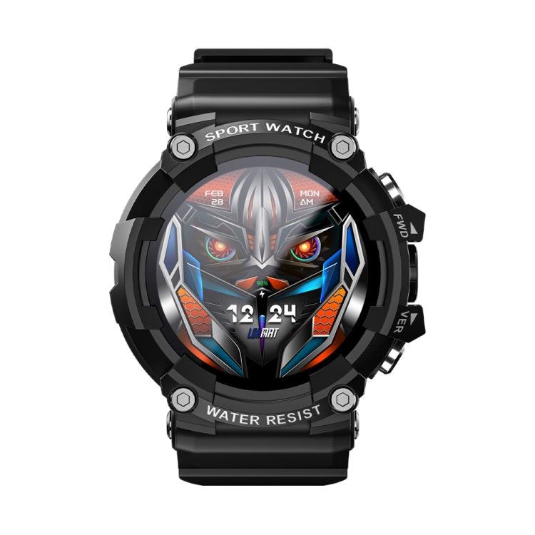 LOKMAT ATTACK 3 1.28 inch TFT Screen Sports Fitness Smart Watch, Support Bluetooth Call(Black) - free shipping - PMC TechLife - Order now!