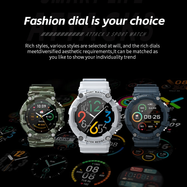 LOKMAT ATTACK 3 1.28 inch TFT Screen Sports Fitness Smart Watch, Support Bluetooth Call(Black) - free shipping - PMC TechLife - Order now!