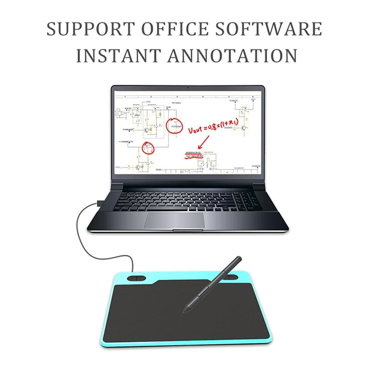 10Moons T503 Drawing Tablet Can Be Connected to mobile Phone Tablet with 8192 Passive Pen(Pink) - free shipping - PMC TechLife - Order now!