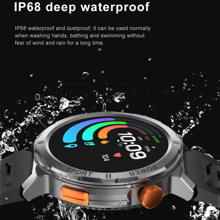 M52 1.43 inch Screen IP68 Waterproof Smart Watch, Support Bluetooth Call / Heart Rate (Blue) - Smart Watches by PMC TechLife | Online Shopping South Africa | PMC TechLife | Buy Now Pay Later Mobicred