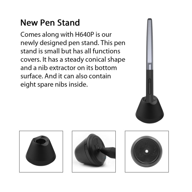 HUION Inspiroy Series H640P 5080LPI Professional Art USB Graphics Drawing Tablet for Windows / Mac OS, with Battery-free Pen - free shipping - PMC TechLife - Order now!