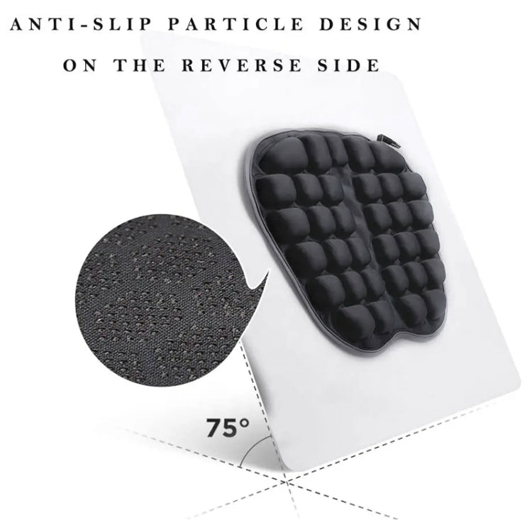 IN-SC003 Car Office Inflatable Airbag Seat Cushion, Style: Manual Inflation (Black) - Seat Accessories by PMC TechLife | Online Shopping South Africa | PMC TechLife