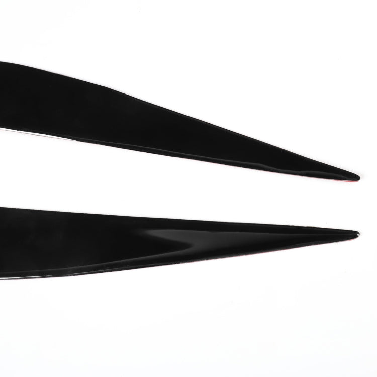 Pair Car Lamp Eyebrow Soft Decorative Sticker for BMW 4 Series F32/F33/F36 2012-2017, M3 F80 & M4 F82/F83 2014-2016 (Black) - Lamp Decoration by PMC TechLife | Online Shopping South Africa | PMC TechLife