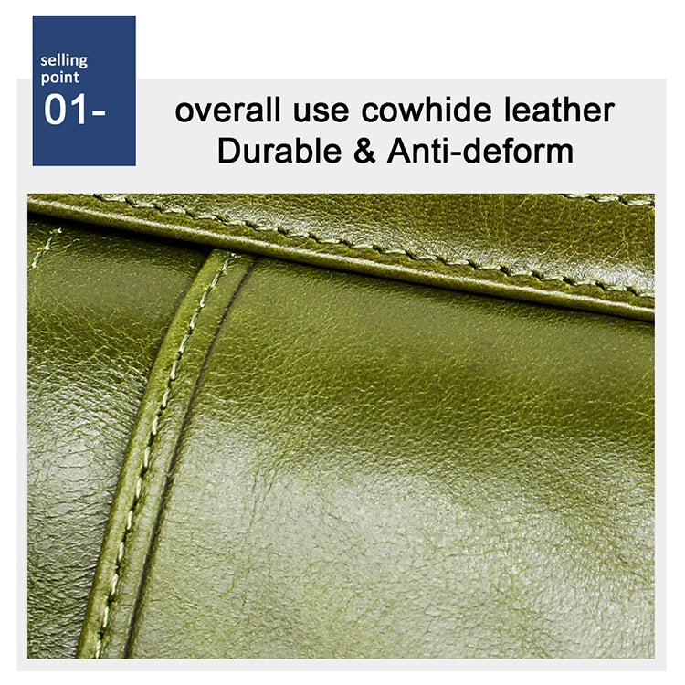 3520 Long Cowhide Leather Folding Anti-magnetic RFID Wallet for Ladies, with Card Slots(Red) - free shipping - PMC TechLife - Order now!