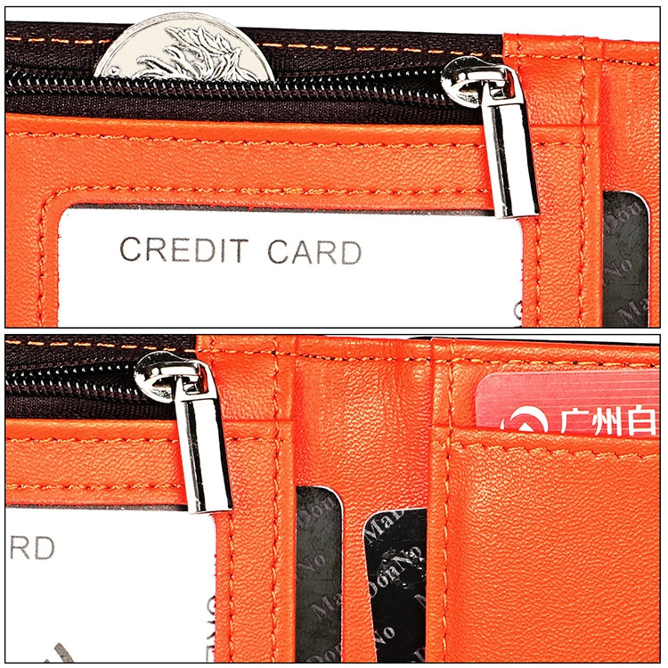 9606 Cowhide Leather Anti-magnetic RFID Multiple Card Slots Wallet for Men, with Zipper Bag(Black) - Antimagnetic RFID Package by PMC TechLife | Online Shopping South Africa | PMC TechLife | Buy Now Pay Later Mobicred