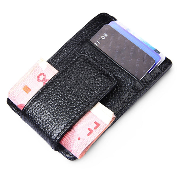 Cowhide Leather Solid Color Card Holder Wallet RFID Blocking Card Bag Protect Case with 3 Card Slots & Photo Frame, Size: 110*77*4mm(Magenta) - Antimagnetic RFID Package by PMC TechLife | Online Shopping South Africa | PMC TechLife | Buy Now Pay Later Mobicred