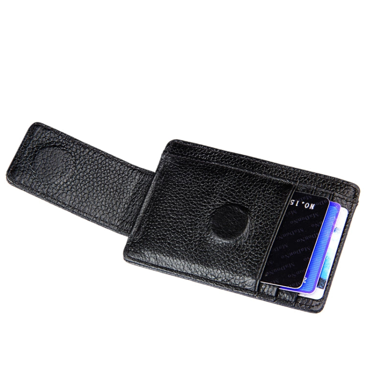 Cowhide Leather Solid Color Card Holder Wallet RFID Blocking Card Bag Protect Case with 3 Card Slots & Photo Frame, Size: 110*77*4mm(Magenta) - Antimagnetic RFID Package by PMC TechLife | Online Shopping South Africa | PMC TechLife | Buy Now Pay Later Mobicred