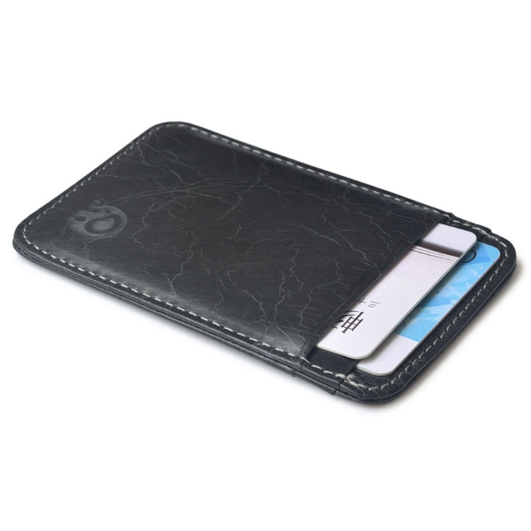 XIAO YUAN XIANG Cowhide Leather 5 Card Pocket Sleeve Wallet Coin Purse Credit Card Holder, Size: 10.6cm x 7.2cm, Random Color Delivery - free shipping - PMC TechLife - Order now!