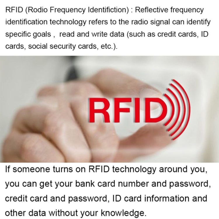 100pcs Aluminum Foil RFID Blocking Credit Card ID Bank Card Case Card Holder Cover, Size: 9 x 6.3cm (Blue) - Antimagnetic RFID Package by PMC TechLife | Online Shopping South Africa | PMC TechLife | Buy Now Pay Later Mobicred