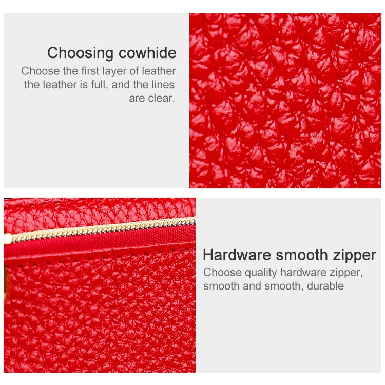 2013 Multifunctional Litchi Texture Women Large Capacity Hand Wallet with Card Slots(Black) - Antimagnetic RFID Package by PMC TechLife | Online Shopping South Africa | PMC TechLife | Buy Now Pay Later Mobicred