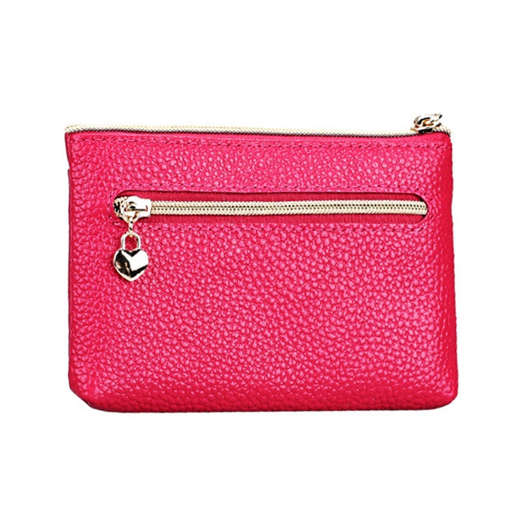 2013 Antimagnetic RFID Multifunctional Litchi Texture Women Large Capacity Hand Wallet with Card Slots (Rose Red) - Antimagnetic RFID Package by PMC TechLife | Online Shopping South Africa | PMC TechLife | Buy Now Pay Later Mobicred