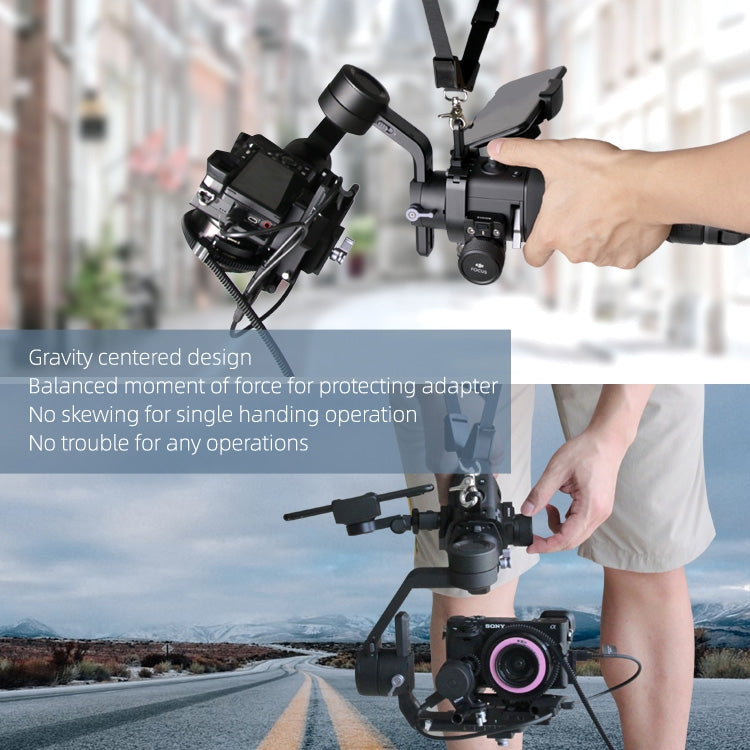 Sunnylife RO-Q9228 Handheld Gimbal Special Lanyard Shoulder Strap + Fixed Ring Hang Buckle for DJI RONIN-SC - free shipping - PMC TechLife - Order now!