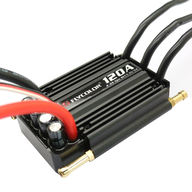 Flycolor Flymoster Series 120A 2-6S Waterproof Electronic Speed Controller for RC Boat - Motor & Speed Controller by PMC TechLife | Online Shopping South Africa | PMC TechLife