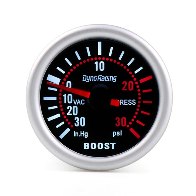 52mm 12V Universal Car Modified LED White Light Turbo Boost Gauge - Clocks & Car Meters by PMC TechLife | Online Shopping South Africa | PMC TechLife