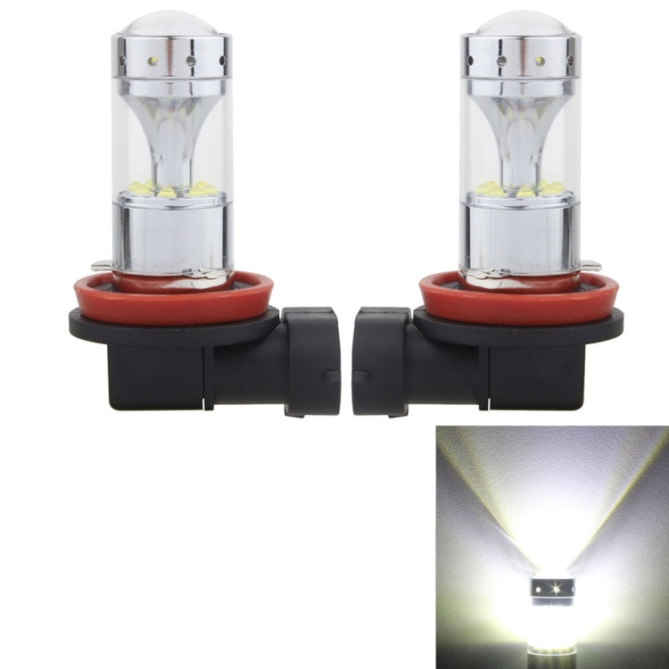 2 PCS H8/H11 60W 1200 LM 6000K Car Fog Lights with 12 XB-D LED Lamps, DC 12V (White Light) - Fog / Driving Lights by PMC TechLife | Online Shopping South Africa | PMC TechLife | Buy Now Pay Later Mobicred