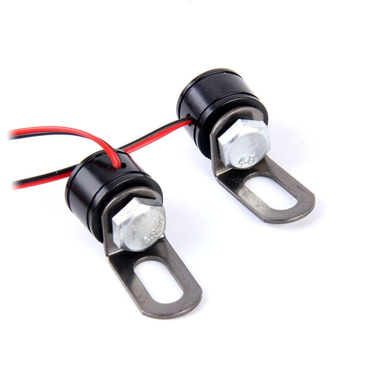 2 PCS 12V 3W  White Light Eagle Eyes LED Strobe Light For Motorcycle ���Wire Length: 90cm - Eagle Eye Lights by PMC TechLife | Online Shopping South Africa | PMC TechLife | Buy Now Pay Later Mobicred
