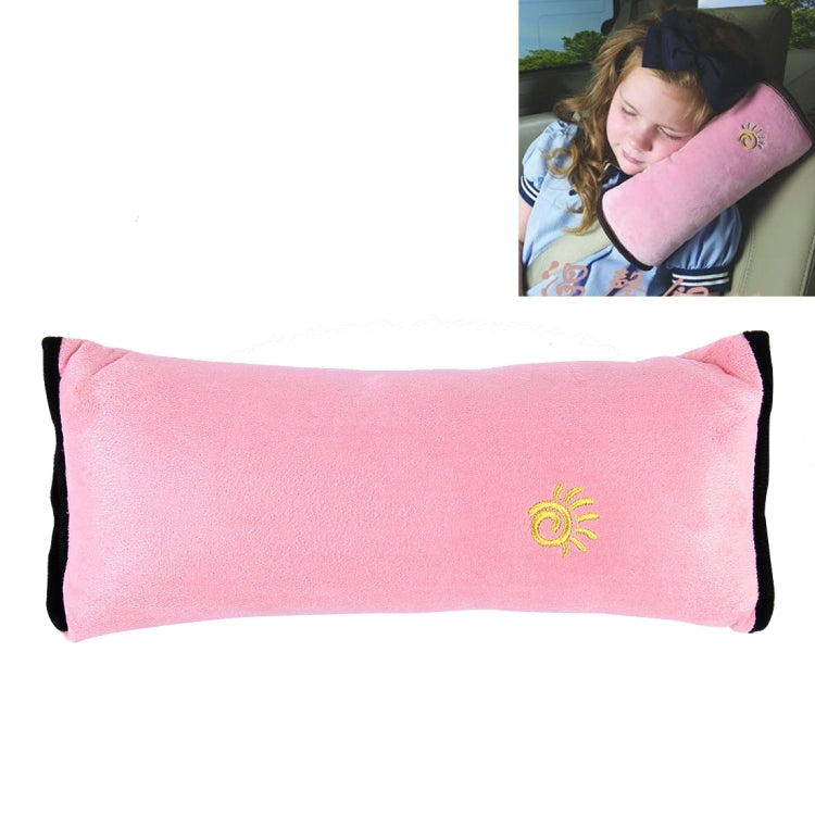 2 PCS Children Baby Safety Strap Soft Headrest Neck Support Pillow Shoulder Pad for Car Safety Seatbelt(Pink) - free shipping - PMC TechLife - Order now!