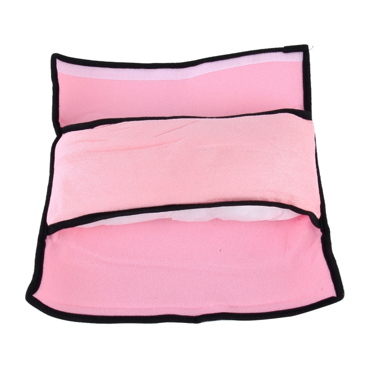 2 PCS Children Baby Safety Strap Soft Headrest Neck Support Pillow Shoulder Pad for Car Safety Seatbelt(Pink) - free shipping - PMC TechLife - Order now!