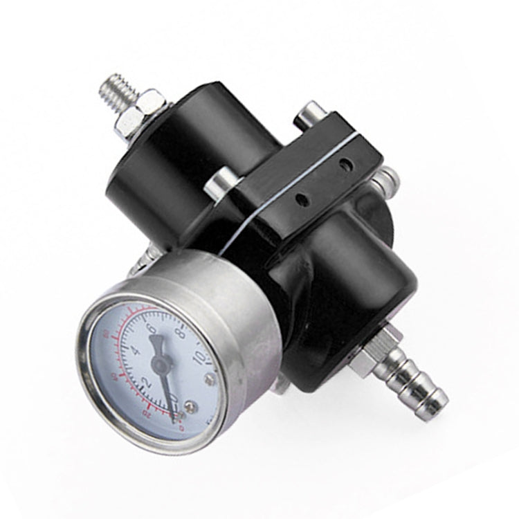 0-140PSI Universal Car Fuel Pressure Regulator with Gauge Adjustable Oil Pressure Regulator - Engine Fittings by PMC TechLife | Online Shopping South Africa | PMC TechLife | Buy Now Pay Later Mobicred