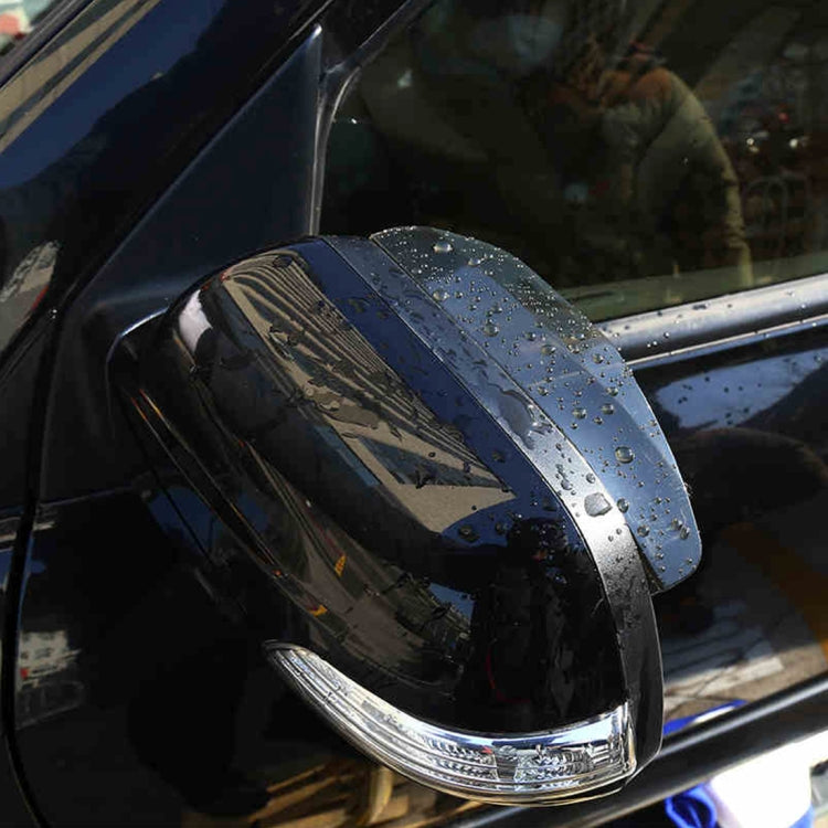1 Pair Car Rearview Mirror Rain Blades Car Back Mirror Eyebrow Rain Cover Car Rearview Mirror Eyebrow Covers Flexible Protection Rainproof Decoration Accessories(Brown) - Convex Mirror & Accessories by PMC TechLife | Online Shopping South Africa | PMC TechLife | Buy Now Pay Later Mobicred