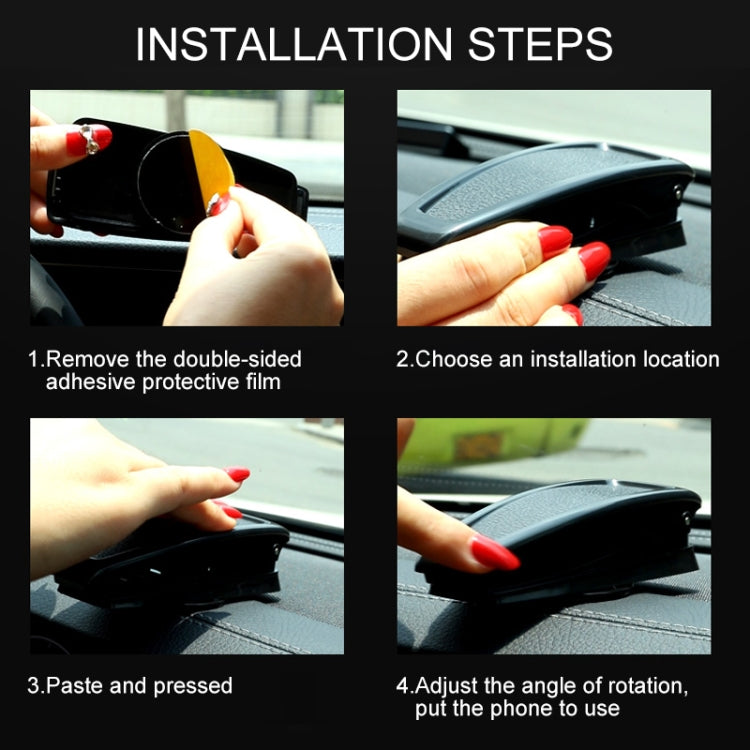 B-15 Stone Pattern Car Mount Phone Holder for 4-6.5 inch Phones - Car Holders by PMC TechLife | Online Shopping South Africa | PMC TechLife