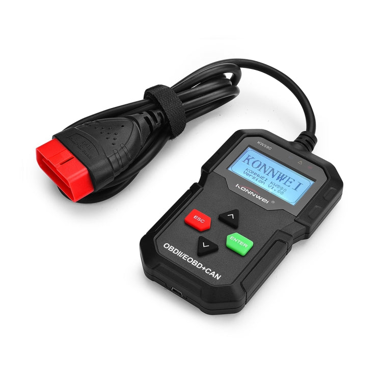 KONNWEI KW590 Mini OBDII Car Auto Diagnostic Scan Tools Auto Scan Adapter Scan Tool (Can Only Detect 12V Gasoline Car)(Black) - free shipping - PMC TechLife - Order now!