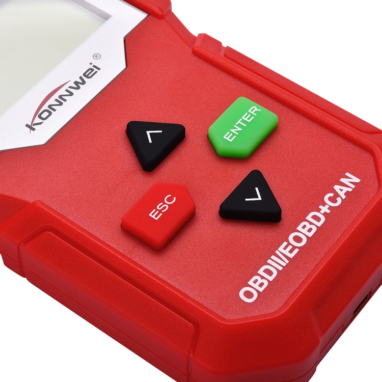 KONNWEI KW590 Mini OBDII Car Auto Diagnostic Scan Tools Auto Scan Adapter Scan Tool (Can Only Detect 12V Gasoline Car)(Red) - free shipping - PMC TechLife - Order now!