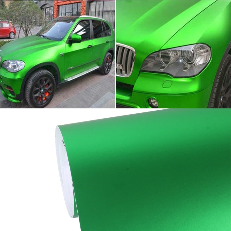 5m * 0.5m Ice Blue Metallic Matte Icy Ice Car Decal Wrap Auto Wrapping Vehicle Sticker Motorcycle Sheet Tint Vinyl Air Bubble Free(Green) - free shipping - PMC TechLife - Order now!