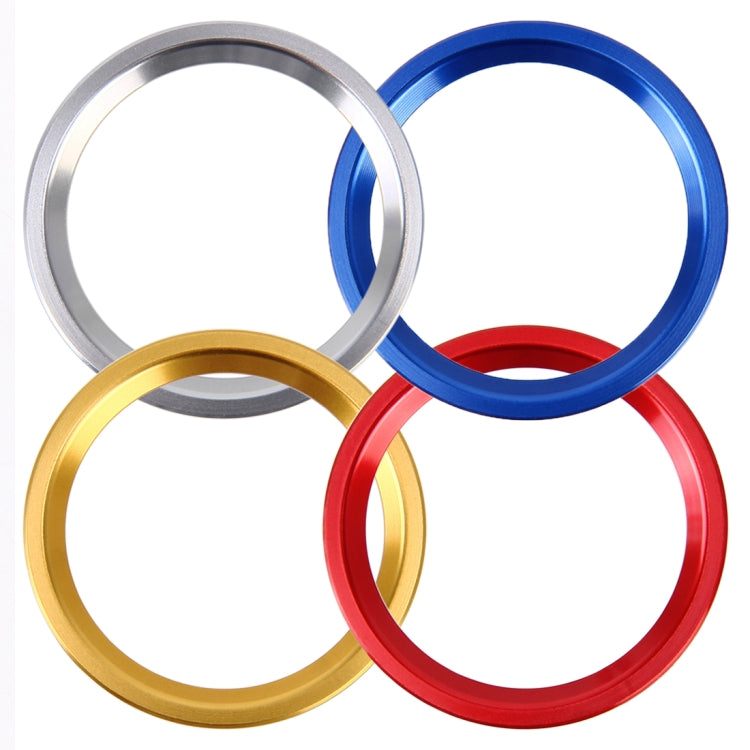 Car Engine Start Key Push Button Ring Trim Aluminum Alloy Sticker Decoration for Audi(Silver) - free shipping - PMC TechLife - Order now!