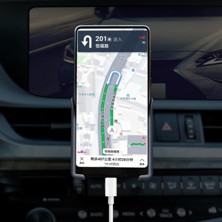 Universal Car Air Vent Mount Phone Holder Stand, Clip Width: 6-8.5cm, For iPhone, Galaxy, Sony, Lenovo, HTC, Huawei and other Smartphones (Blue) - Car Holders by PMC TechLife | Online Shopping South Africa | PMC TechLife