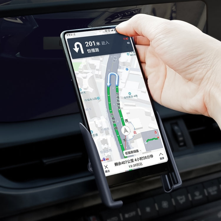 Universal Car Air Vent Mount Phone Holder Stand, Clip Width: 6-8.5cm, For iPhone, Galaxy, Sony, Lenovo, HTC, Huawei and other Smartphones (Blue) - Car Holders by PMC TechLife | Online Shopping South Africa | PMC TechLife