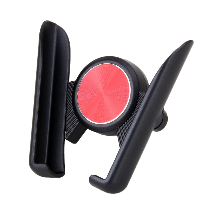 Universal Car Air Vent Mount Phone Holder Stand, Clip Width: 6-8.5cm, For iPhone, Galaxy, Sony, Lenovo, HTC, Huawei and other Smartphones (Red) - Car Holders by PMC TechLife | Online Shopping South Africa | PMC TechLife