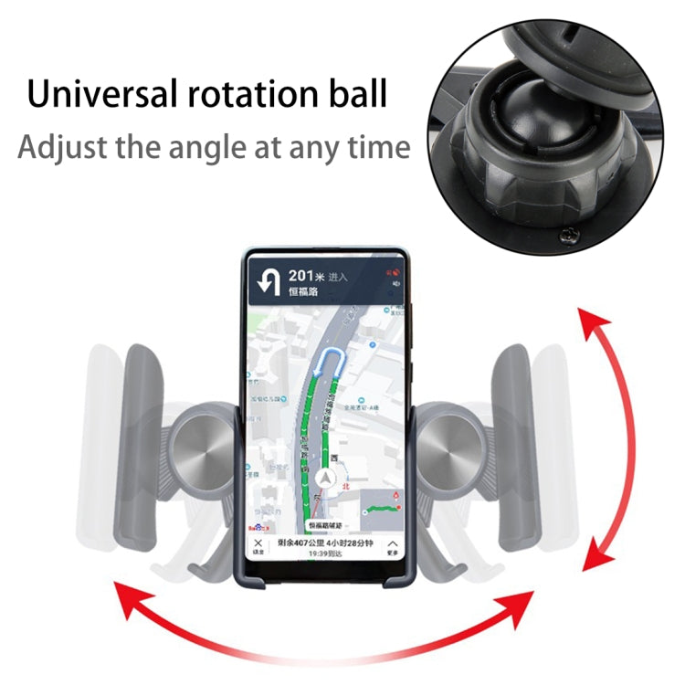 Universal Car Air Vent Mount Phone Holder Stand, Clip Width: 6-8.5cm, For iPhone, Galaxy, Sony, Lenovo, HTC, Huawei and other Smartphones (Red) - Car Holders by PMC TechLife | Online Shopping South Africa | PMC TechLife