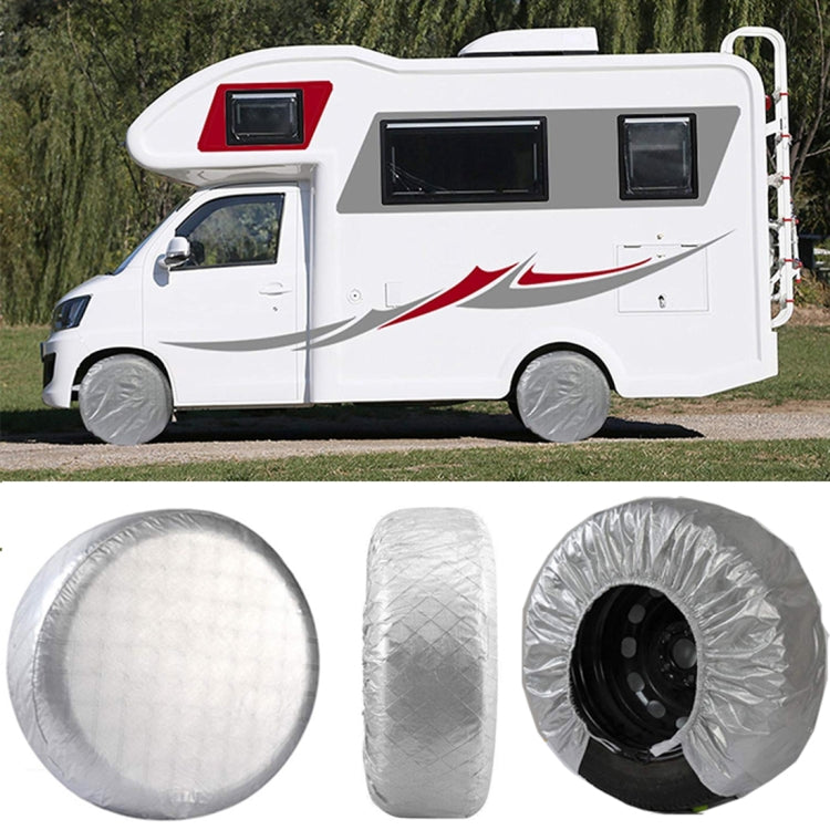 4 PCS Car Auto Wheel Tire Covers, Suitable for The Tire up to 29 inch - free shipping - PMC TechLife - Order now!