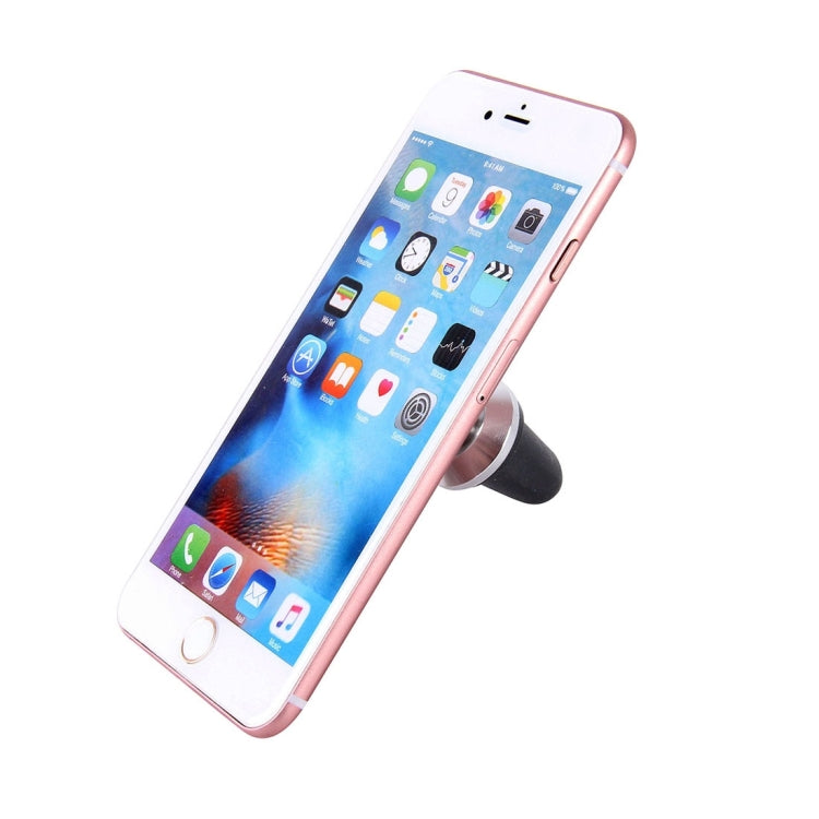 Universal Magnetic Car Air Vent Mount Phone Holder, For iPhone, Samsung, Huawei, Xiaomi, HTC and Other Smartphones(Silver) - Car Holders by PMC TechLife | Online Shopping South Africa | PMC TechLife