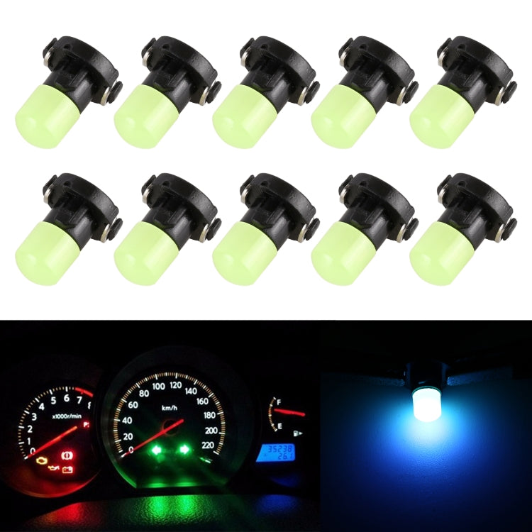 10 PCS 2W T3 Wedge Instrument Panel LED Light Dashboard Gauge Cluster Indicator Lamp Bulb(Ice Blue Light) - Instrument Lights by PMC TechLife | Online Shopping South Africa | PMC TechLife | Buy Now Pay Later Mobicred