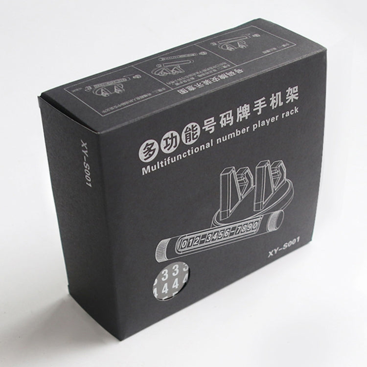 Multi-function Car Instrument Panel Mobile Phone Holder Temporary Parking Card(Blue) - Car Holders by PMC TechLife | Online Shopping South Africa | PMC TechLife