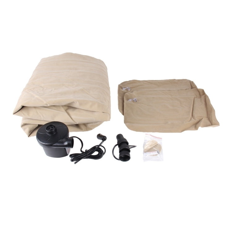 Car Travel Inflatable Mattress Air Bed Camping Universal SUV Back Seat Couch With Protection Air Cushion(Khaki) - Seat Accessories by PMC TechLife | Online Shopping South Africa | PMC TechLife