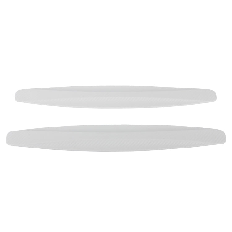 2 PCS Universal Car Body Carbon Fiber Bumper Guard Protector Sticker/Car Crash Bar Bumper Strips /Car Crash Strips/Anti-rub Strips/Anti-rub Bar(White) - free shipping - PMC TechLife - Order now!