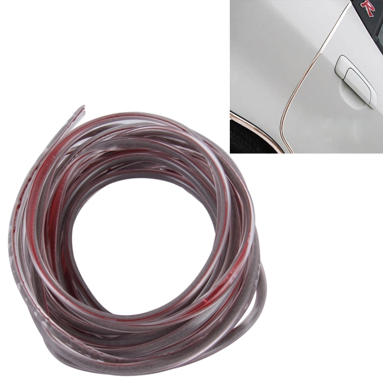 5m Car Decorative Strip PVC Chrome Decoration Strip Door Seal Window Seal(Transparent) - Decorative Strip by PMC TechLife | Online Shopping South Africa | PMC TechLife