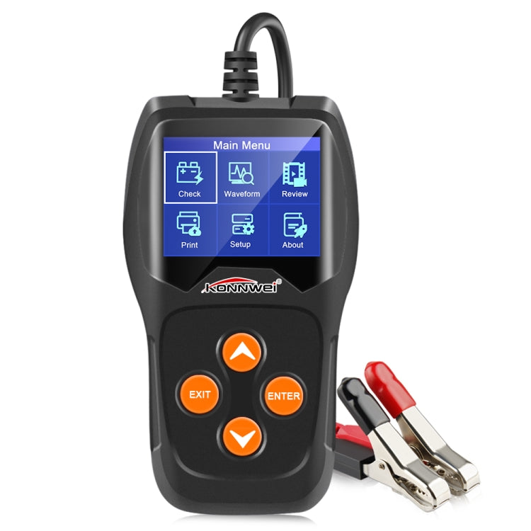 KONNWEI KW600 Auto Battery Analyzer 100 to 2000CCA Car Tester 12V 2.4 inch Digital Color Screen Cranking Charging Car Diagnostic - free shipping - PMC TechLife - Order now!