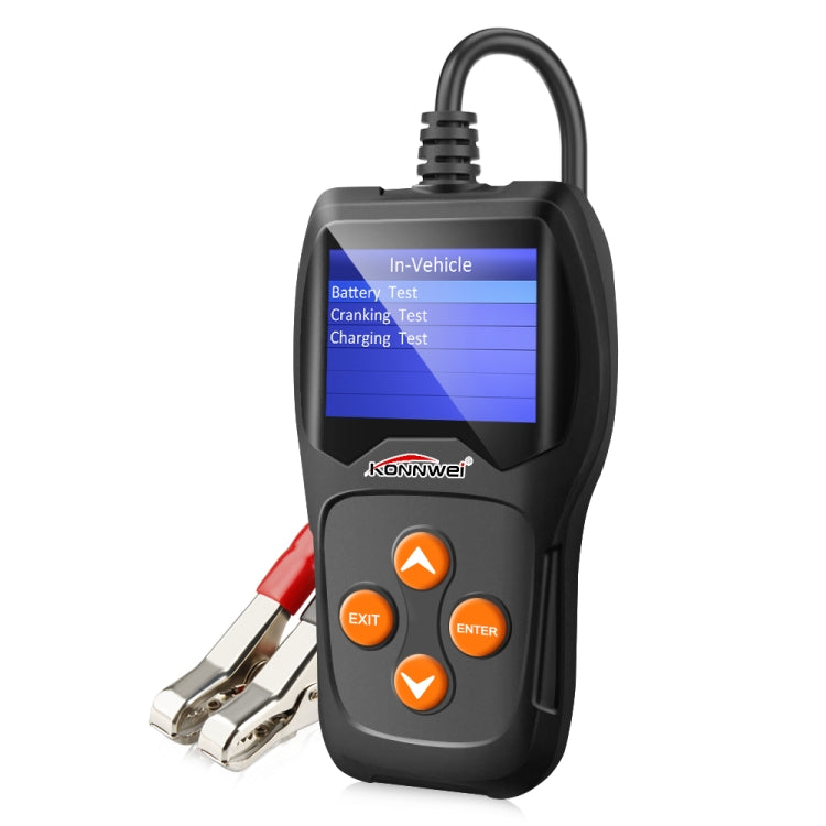 KONNWEI KW600 Auto Battery Analyzer 100 to 2000CCA Car Tester 12V 2.4 inch Digital Color Screen Cranking Charging Car Diagnostic - free shipping - PMC TechLife - Order now!