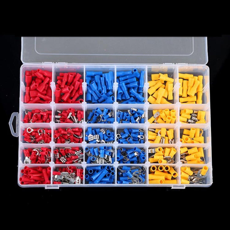 480 PCS Cold Press Electrical Insulated Terminals Crimp Connectors Assortment Kit - Booster Cable & Clip by PMC TechLife | Online Shopping South Africa | PMC TechLife