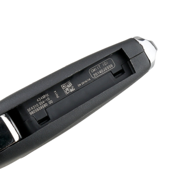 For PEUGEOT Car Keys Replacement 3 Buttons Car Key Case with Holder, without Grooved - Car Key Cases by PMC TechLife | Online Shopping South Africa | PMC TechLife