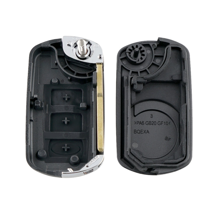 For Landrover Range Rover Sport 2006-2011 / Range Rover 2006~2009 / Discovery 3 2005~2009 Car Keys Replacement 3 Buttons Car Key Case with Foldable Key Blade - Car Key Cases by PMC TechLife | Online Shopping South Africa | PMC TechLife