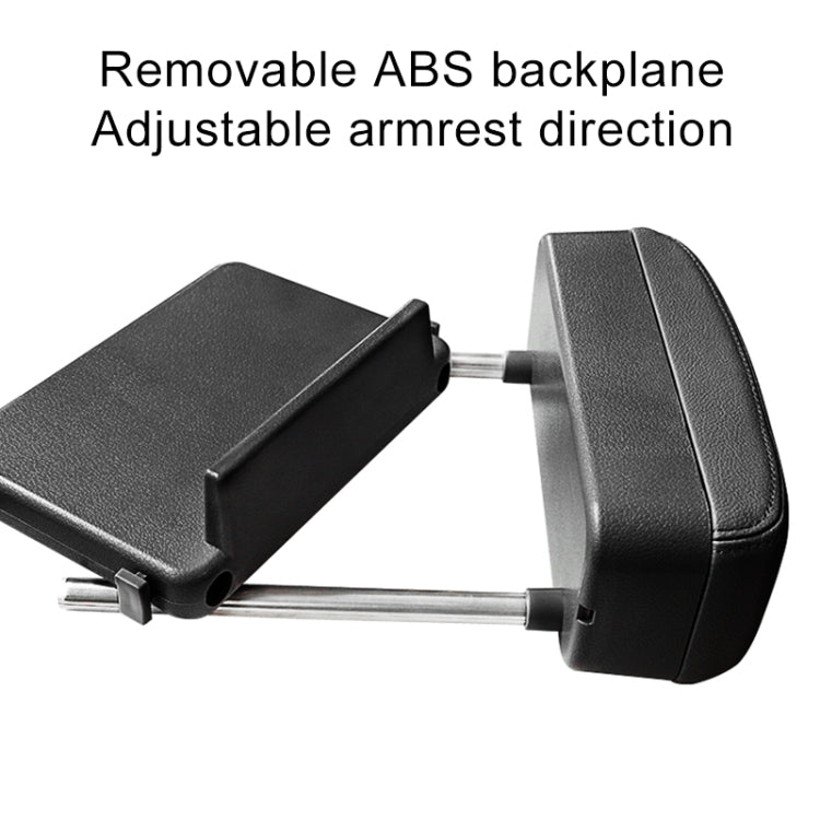 Universal Car Wireless Qi Standard Charger PU Leather Wrapped Armrest Box Cushion Car Armrest Box Mat with Storage Box (Black Red) - free shipping - PMC TechLife - Order now!
